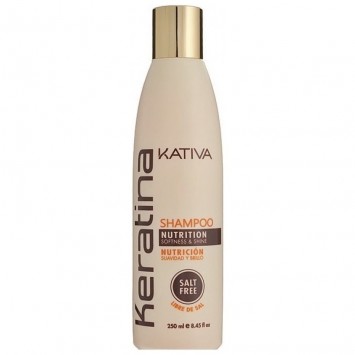 Шампунь для всех типов волос кератиновый укрепляющий 250 мл, 500 мл KERATINA Kativa / Катива