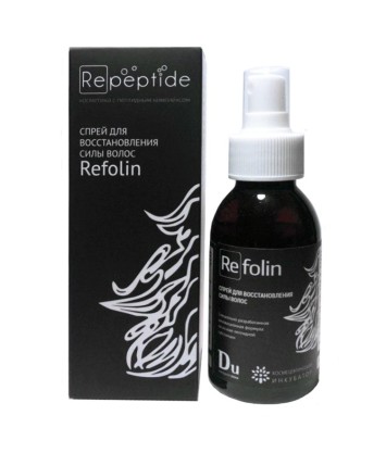 Спрей для восстановления и лечения волос с пептидами Refolin 100 мл / Repeptide
